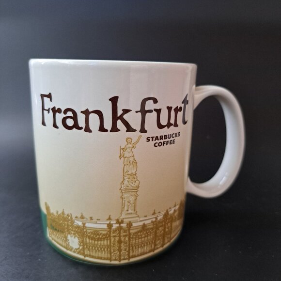 Rare Starbucks Coffee Mug Cup Global Icon  Series, Frankfurt, 16 oz - Picture 8 of 9